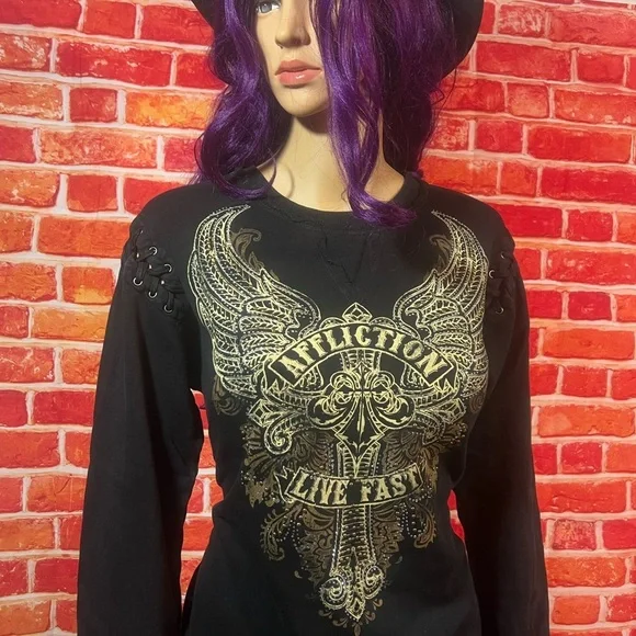 Affliction Women’s T-Shirt - Picture 14 of 15